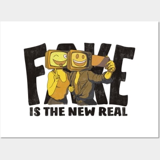 Fake Is The New Real Posters and Art